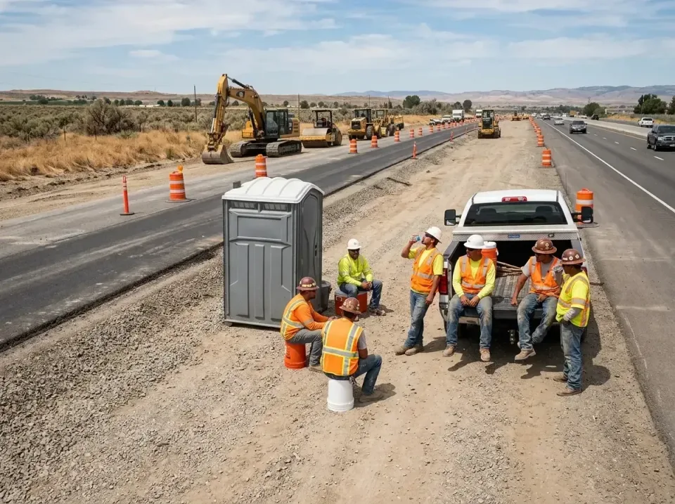 highway-road-construction-crew-007 — frequently asked questions, Porta Potty and Restroom Rentals in Ivanhoe, CA